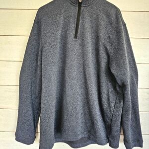 Haggar Cool 18 pro man XL fleece quater-zip sweater